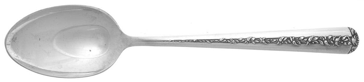Rambler Rose (Sterling, 1937) Five O'Clock Teaspoon by Towle Silver-1