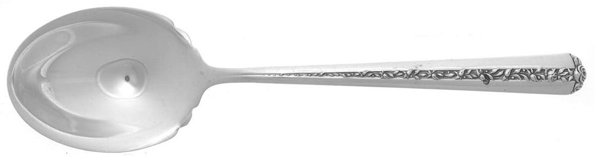 Rambler Rose (Sterling, 1937) Sugar Spoon by Towle Silver-1