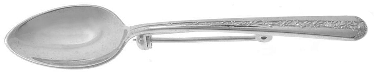 Rambler Rose (Sterling, 1937) Lapel Pin by Towle Silver-1