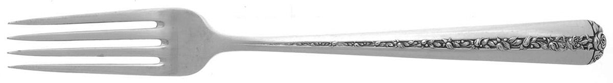 Rambler Rose (Sterling, 1937) Fork by Towle Silver-1
