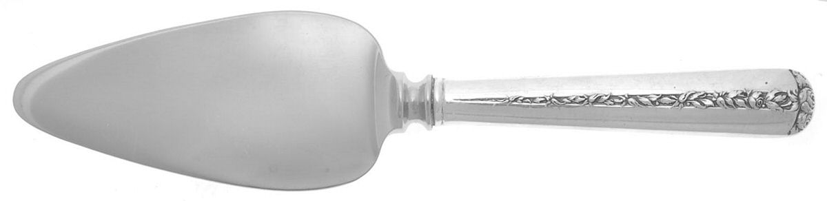 Rambler Rose (Sterling, 1937) Cheese Server with Stainless Blade by Towle Silver-1