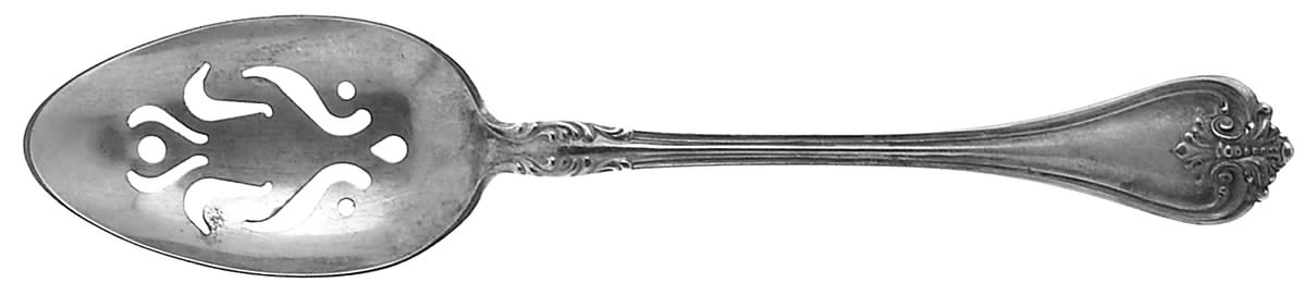 Richmond (Sterling, 1901, No Monograms) Pierced Tablespoon (Serving Spoon) by Towle Silver-1