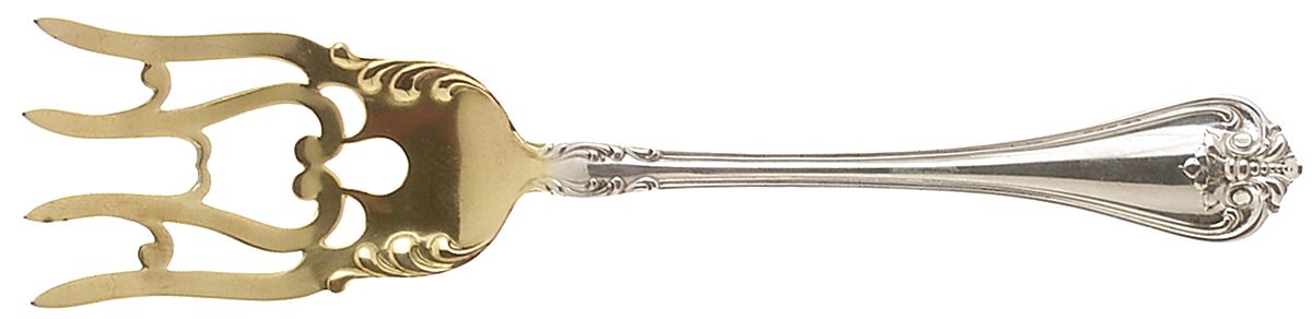 Richmond (Sterling, 1901, No Monograms) Medium Chipped Beef Fork by Towle Silver-1