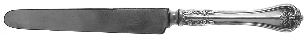 Richmond (Sterling, 1901, No Monograms) Old French Hollow Knife with Bolster by Towle Silver-1
