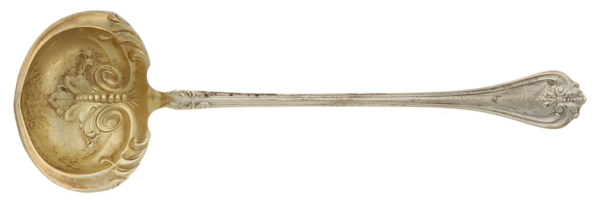 Richmond (Sterling, 1901, No Monograms) Solid Piece Cream Ladle by Towle Silver-1