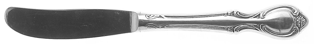 Rose Antique (Stainless) Modern Hollow Butter Spreader (Stainless) by Towle Silver-1