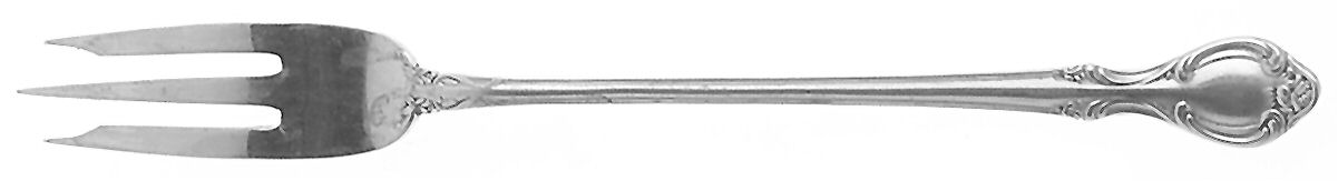 Rose Antique (Stainless) Short Handle Pickle/Olive Fork by Towle Silver-1