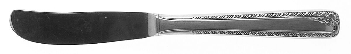 Rose Gadroon (Stainless) Butter Spreader Hollow Hdl-Paddle/Stainless Blade by Towle Silver-1
