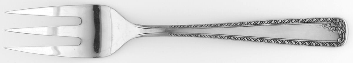 Rose Gadroon (Stainless) Solid Serving Fork by Towle Silver-1