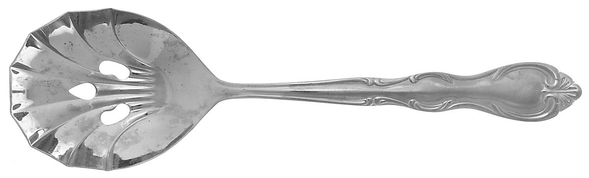 Romance (Stainless) Solid Pierced Casserole Spoon by Towle Silver-1