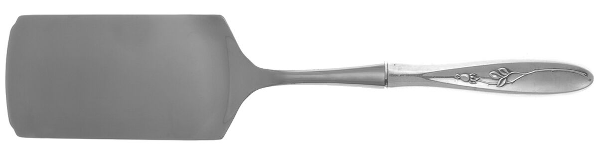 Rose Solitaire (Sterling, 1954) Lasagna Server with Stainless Blade HC by Towle Silver-1