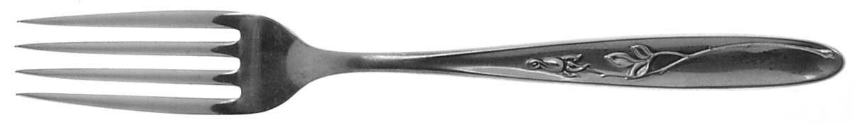 Rose Solitaire (Sterling, 1954) Youth Fork by Towle Silver-1