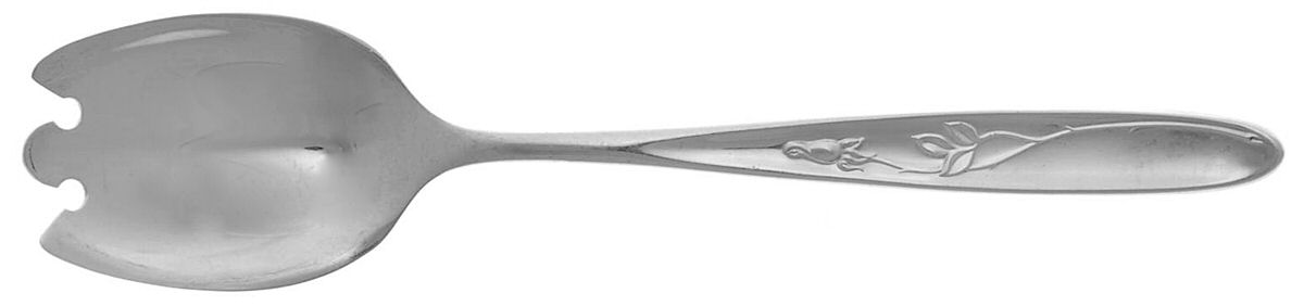 Rose Solitaire (Sterling, 1954) Ice Cream Fork by Towle Silver-1
