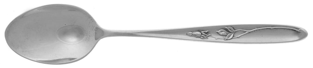 Rose Solitaire (Sterling, 1954) Demitasse Spoon by Towle Silver-1