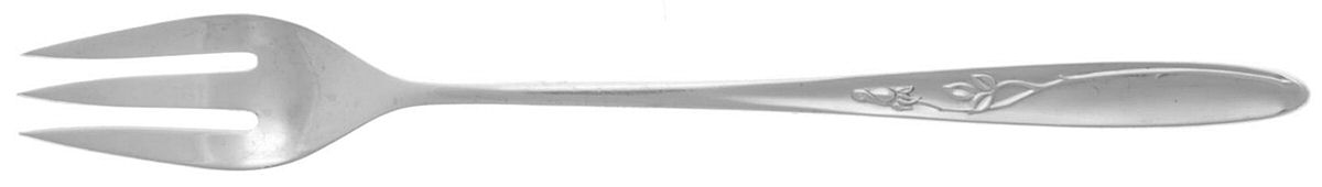 Rose Solitaire (Sterling, 1954) Cocktail/Seafood Fork by Towle Silver-1