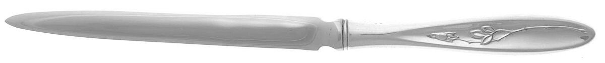 Rose Solitaire (Sterling, 1954) Letter Opener with Stainless Blade by Towle Silver-1