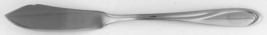 Ron De Vu (Stainless) Flat Handle Master Butter Knife by Towle Silver-1