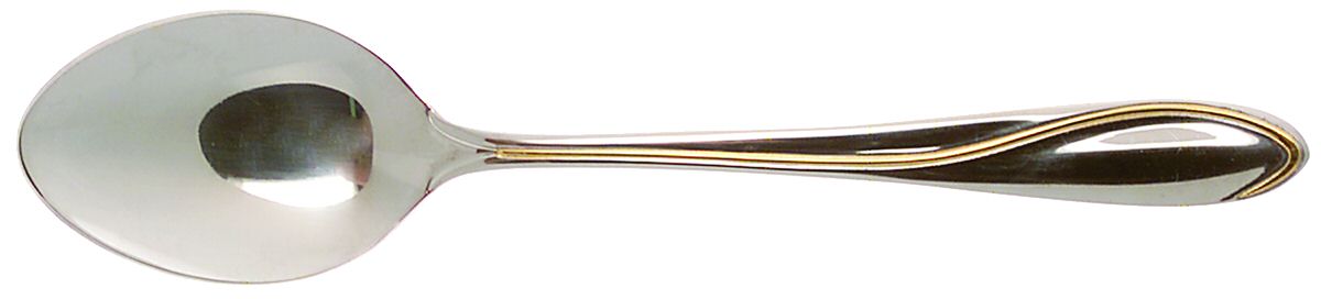Ron De Vu-Gold Accent (Stainless) Place/Oval Soup Spoon by Towle Silver-1