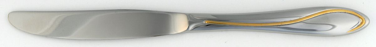 Ron De Vu-Gold Accent (Stainless) Modern Hollow Knife by Towle Silver-1