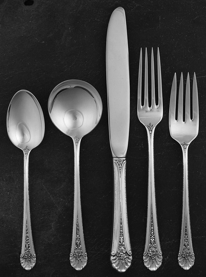 Royal Windsor (Sterling, 1935) 5 Piece Place Size Setting by Towle Silver-1
