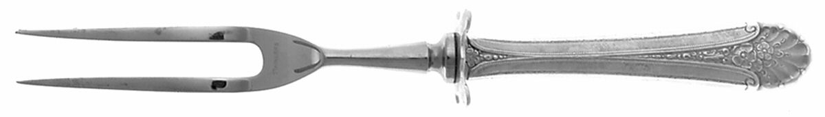Royal Windsor (Sterling, 1935) Small Steak Carving Fork with Stainless Prongs by Towle Silver-1