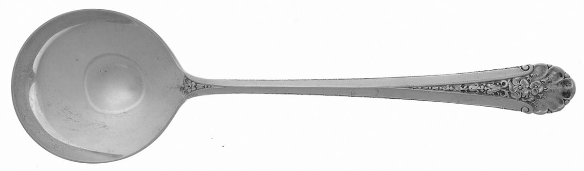 Royal Windsor (Sterling, 1935) Round Bowl Soup Spoon (Cream Soup) by Towle Silver-1