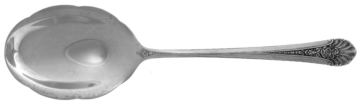 Royal Windsor (Sterling, 1935) Small Solid Berry/Casserole Spoon by Towle Silver-1