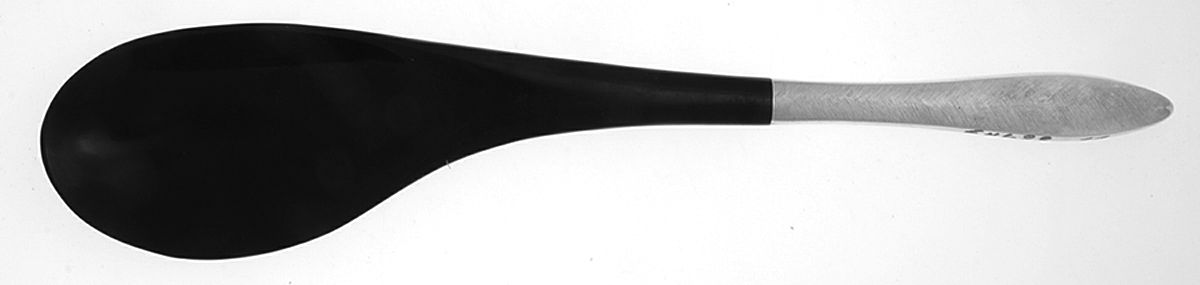 R.S.V.P. (Sterling, 1965, No Monograms) Salad Serving Spoon with Plastic Bowl by Towle Silver-1