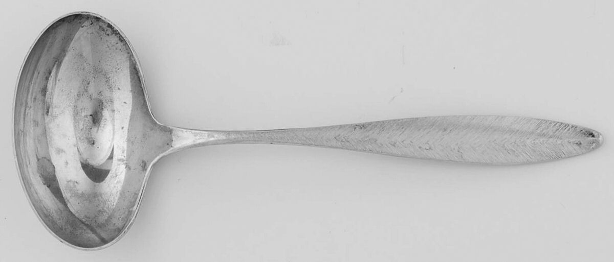 R.S.V.P. (Sterling, 1965, No Monograms) Solid Piece Cream Ladle by Towle Silver-1