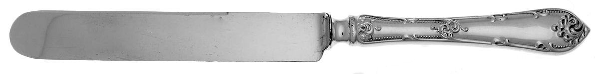Rustic (Sterling, 1895) Blunt Hollow Knife with Bolster by Towle Silver-1