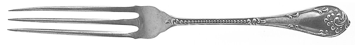 Rustic (Sterling, 1895) Individual Berry Fork by Towle Silver-1