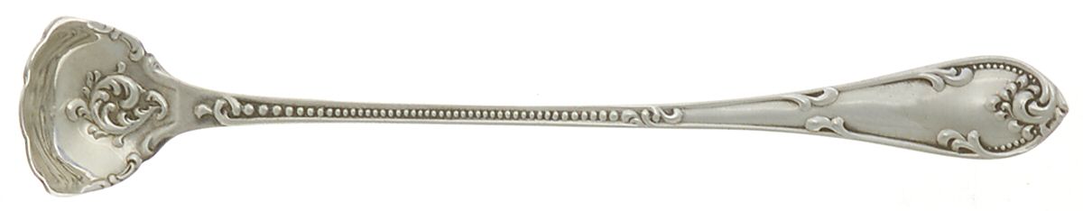 Rustic (Sterling, 1895) Mustard Spoon by Towle Silver-1
