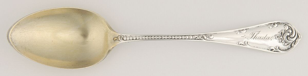 Rustic (Sterling, 1895) Teaspoon by Towle Silver-1