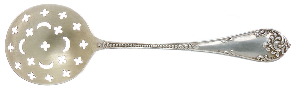 Rustic (Sterling, 1895) Large Confection Spoon by Towle Silver-1