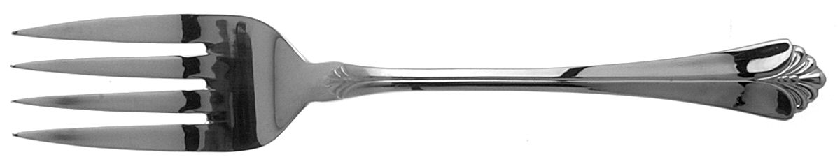 Santa Barbara (Stainless) Medium Solid Cold Meat Serving Fork by Towle Silver-1