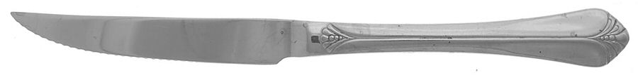 Santa Barbara (Stainless) Individual Solid Handle Steak Knife by Towle Silver-1