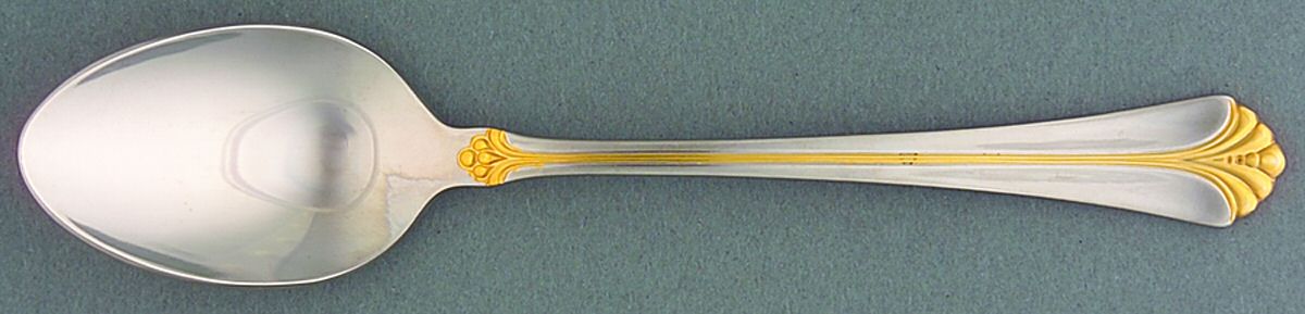 Santa Barbara Gold (Stainless, Gold Accent) Teaspoon by Towle Silver-1