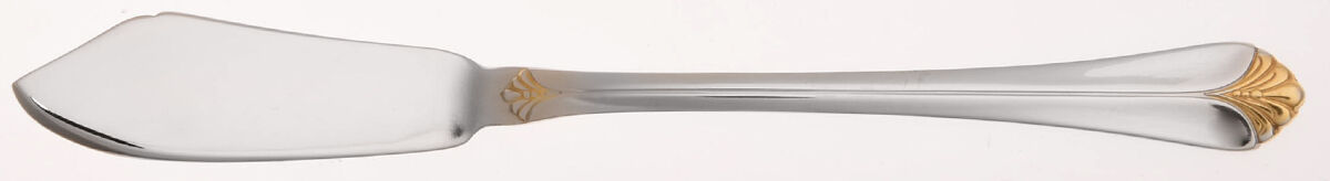 Santa Barbara Gold (Stainless) Flat Handle Master Butter Knife by Towle Silver-1
