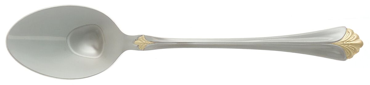 Santa Barbara Gold (Stainless) Oval Place Soup Spoon by Towle Silver-1