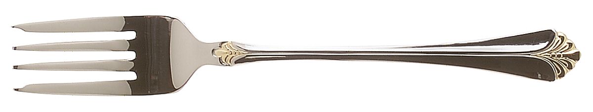 Santa Barbara Gold (Stainless) Large Individual Salad Fork by Towle Silver-1