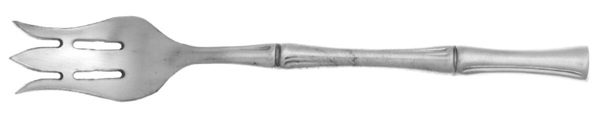 Satin Cane (Stainless) Seafood/Cocktail Fork  HC by Towle Silver-1