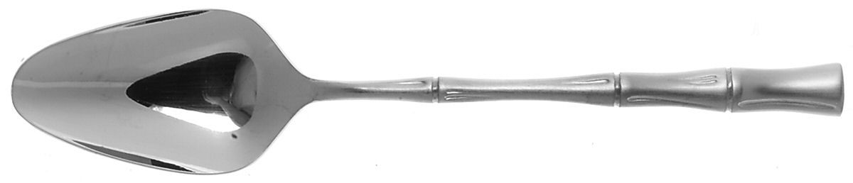 Satin Cane (Stainless) Place/Oval Soup Spoon by Towle Silver-1