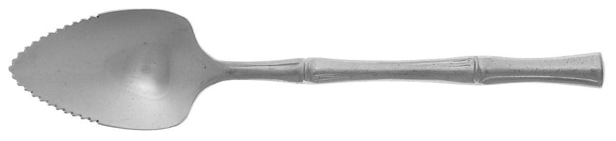Satin Cane (Stainless) Fruit/Orange Spoon by Towle Silver-1