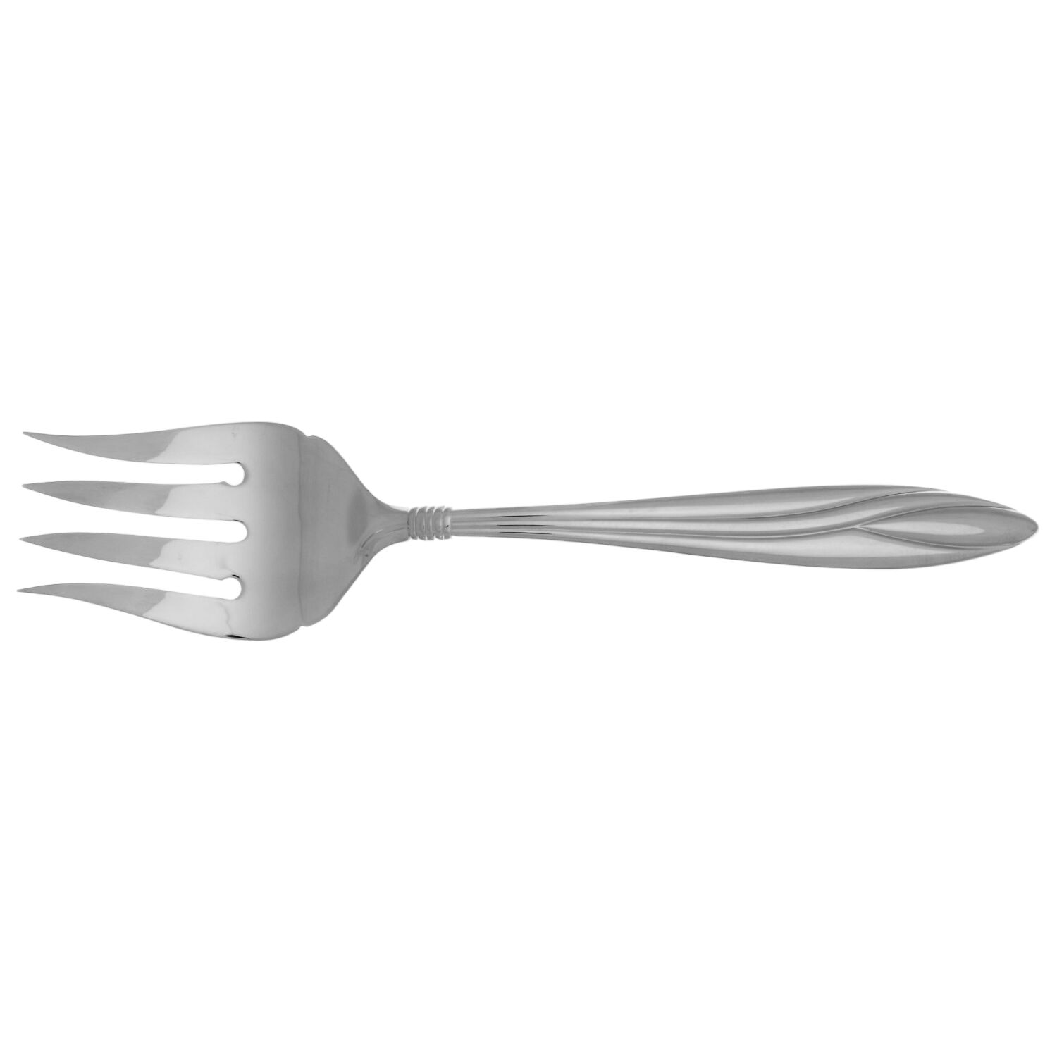 Savvy (Stainless) Solid Serving Fork by Towle Silver-1