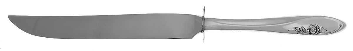 Sculptured Rose (Sterling, 1961) Small Steak Carving Knife with Stainless Blade by Towle Silver-1