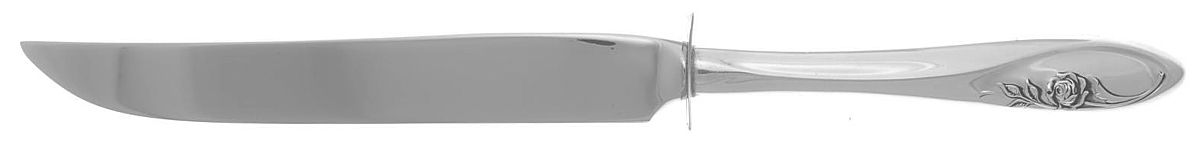 Sculptured Rose (Sterling, 1961) Small Steak Carving Knife with Stainless Blade by Towle Silver-1