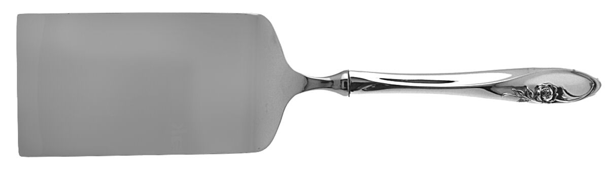 Sculptured Rose (Sterling, 1961) Lasagna Server with Stainless Blade by Towle Silver-1