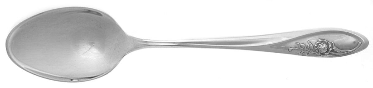 Sculptured Rose (Sterling, 1961) Teaspoon by Towle Silver-1