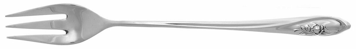 Sculptured Rose (Sterling, 1961) Cocktail/Seafood Fork by Towle Silver-1