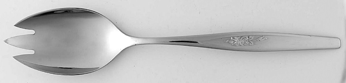 Seabrook (Stainless) Pierced Tablespoon (Serving Spoon) by Towle Silver-1